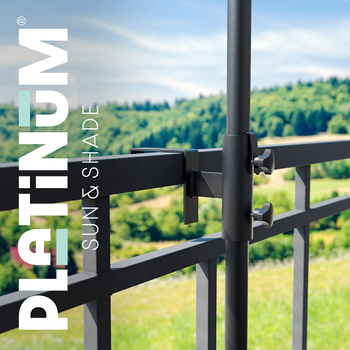 Platinum Balkonklem 7790, Top railing 11cm, Ø38mm