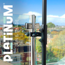 Platinum Balkonklem 7795, Vertical round railing, Ø38mm