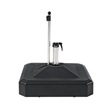 Rolvoet kunststof antraciet 45 kg inclusief gewichten