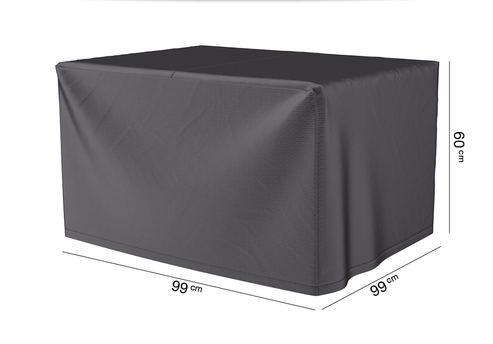 AeroCover Lounge, Coffee, Fire table cover 99x99xH60, Anthracite (UITLOPEND)