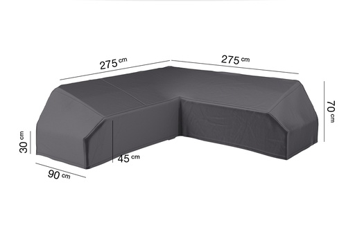 [AC 7881] AeroCover loungeset 275x275x90xH30/45/70, cover Anthracit