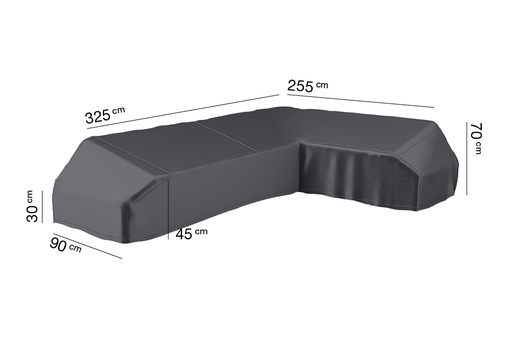 [AC 7883] AeroCover loungeset 325x255x90xH30/45/70, cover R Anthracit