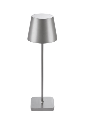 [SP GLI-160-316] Glimm alu grey oplaadbare tafellamp mini