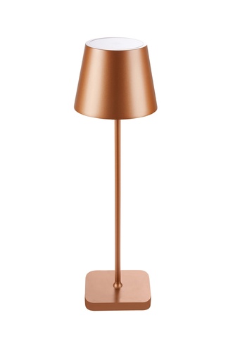 [SP GLI-160-320] Glimm alu brown oplaadbare tafellamp mini