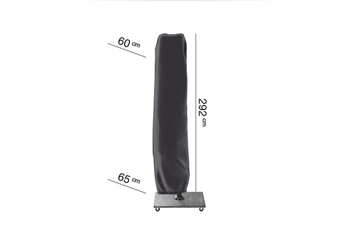 [AC 7978] AeroCover, Free-arm parasol cover H292x60/65, Anthracite