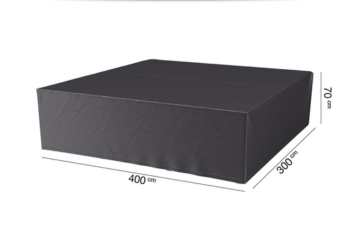 [AC 7936] AeroCover loungeset 400x300xH70 , vierkant Anthracite