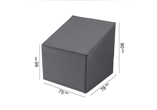 [AC 7965] AeroCover loungechair  75x 78xH65/90, Anthracite