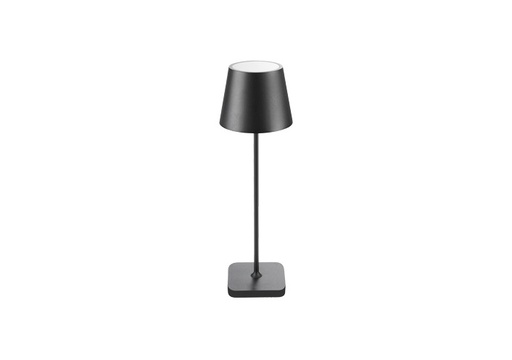 [SP GLI-159-306] Glimm alu black oplaadbare tafellamp MINI XS