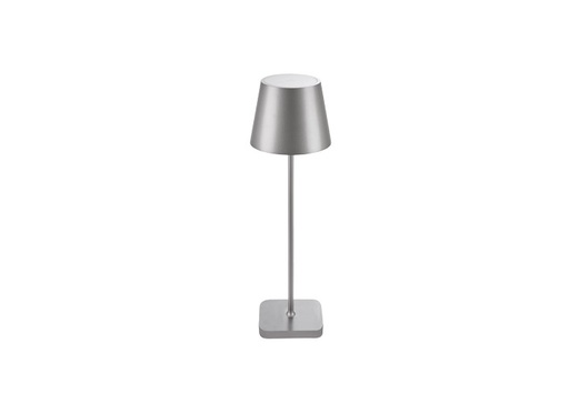 [SP GLI-159-316] Glimm alu grey oplaadbare tafellamp MINI XS