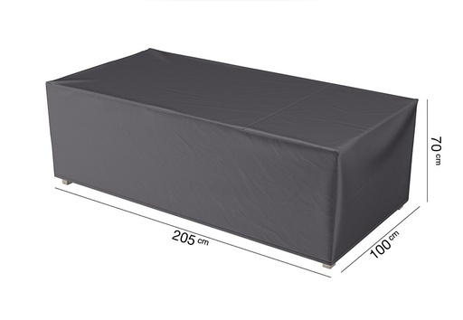 [AC 7961] AeroCover loungebench  205x100xH70, Anthracite