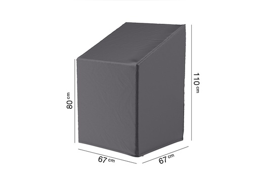 [AC 7962] AeroCover Stackable-/ Gassystem chair cover 67x67xH80/110, A